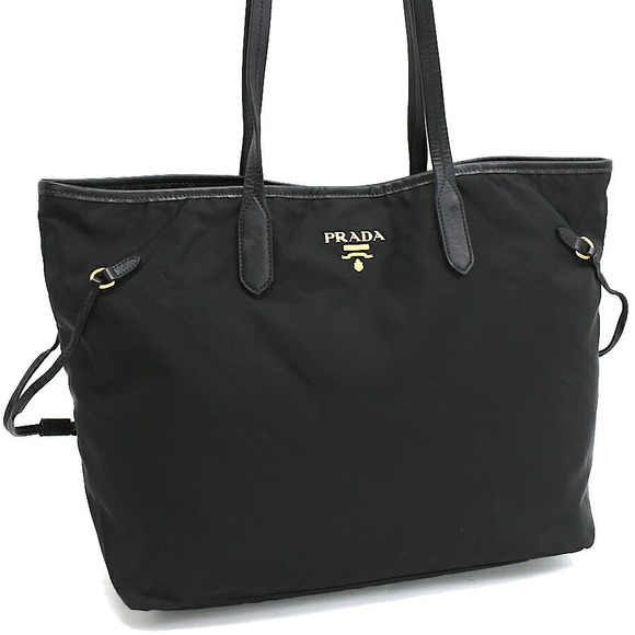 Prada Shoulder Bag Nylon Black - Picture 1 of 8